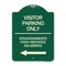 Signmission Bilingual Reserved Parking Visitor Parking Only Estacionamiento Para Visitantes, A-DES-G-1824-24303 A-DES-G-1824-24303 - alternate 1